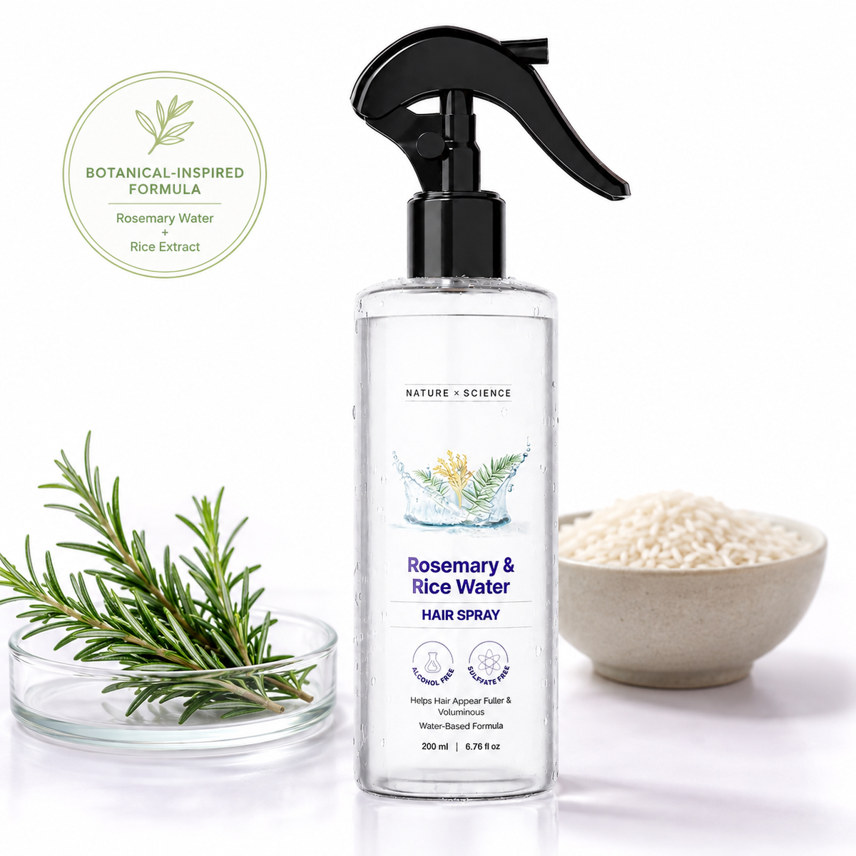 Nature x Science Rosemary Water & Rice Water 200 ml