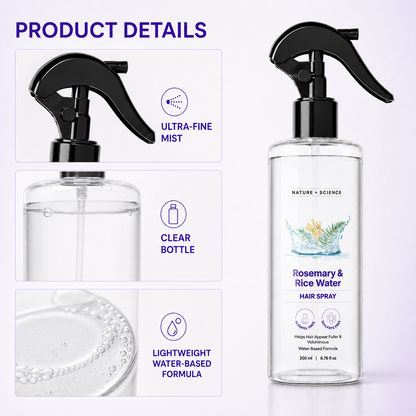 Nature x Science Rosemary Water & Rice Water 200 ml